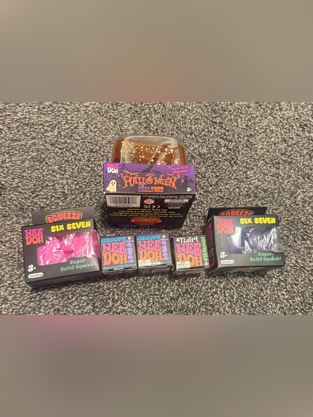 Super Solid Squish Toy Assortment - Pink & Gold
